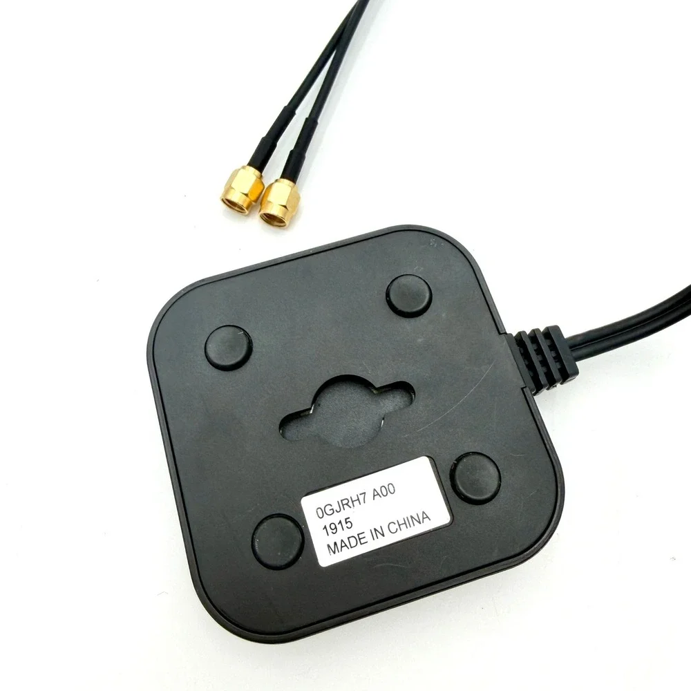 Dell External WiFi Antenna 0GJRH7 A00 Magnetic Base Dual SMA Connectors Black